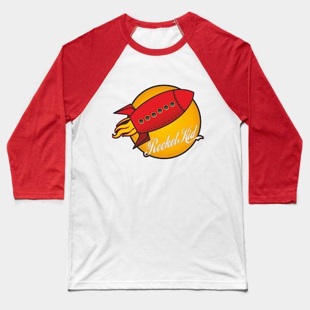 Roket Kid Baseball T-Shirt by Damir